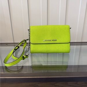 Michael Kors MK Green Crossbody Bag